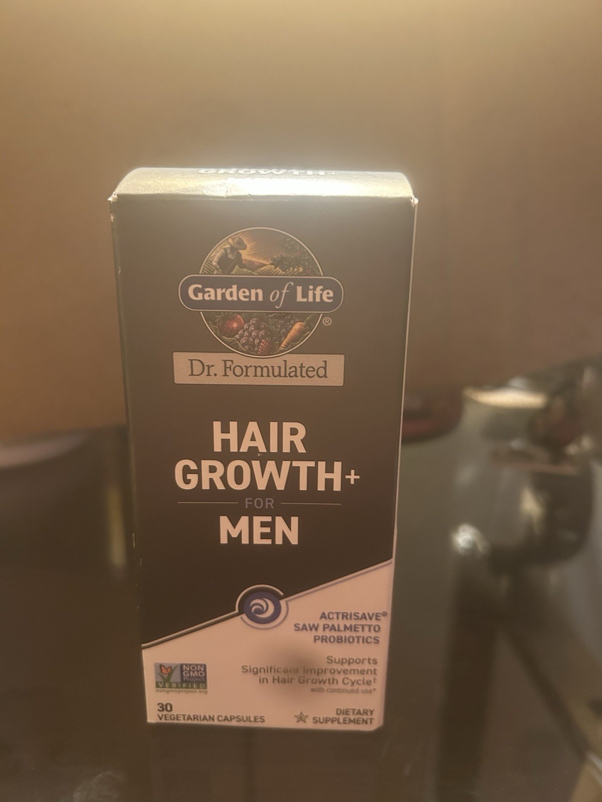 Garden of Life Dr Formulated Hair Growth Plus for Men Supplement 30 Ct 01/2027 N