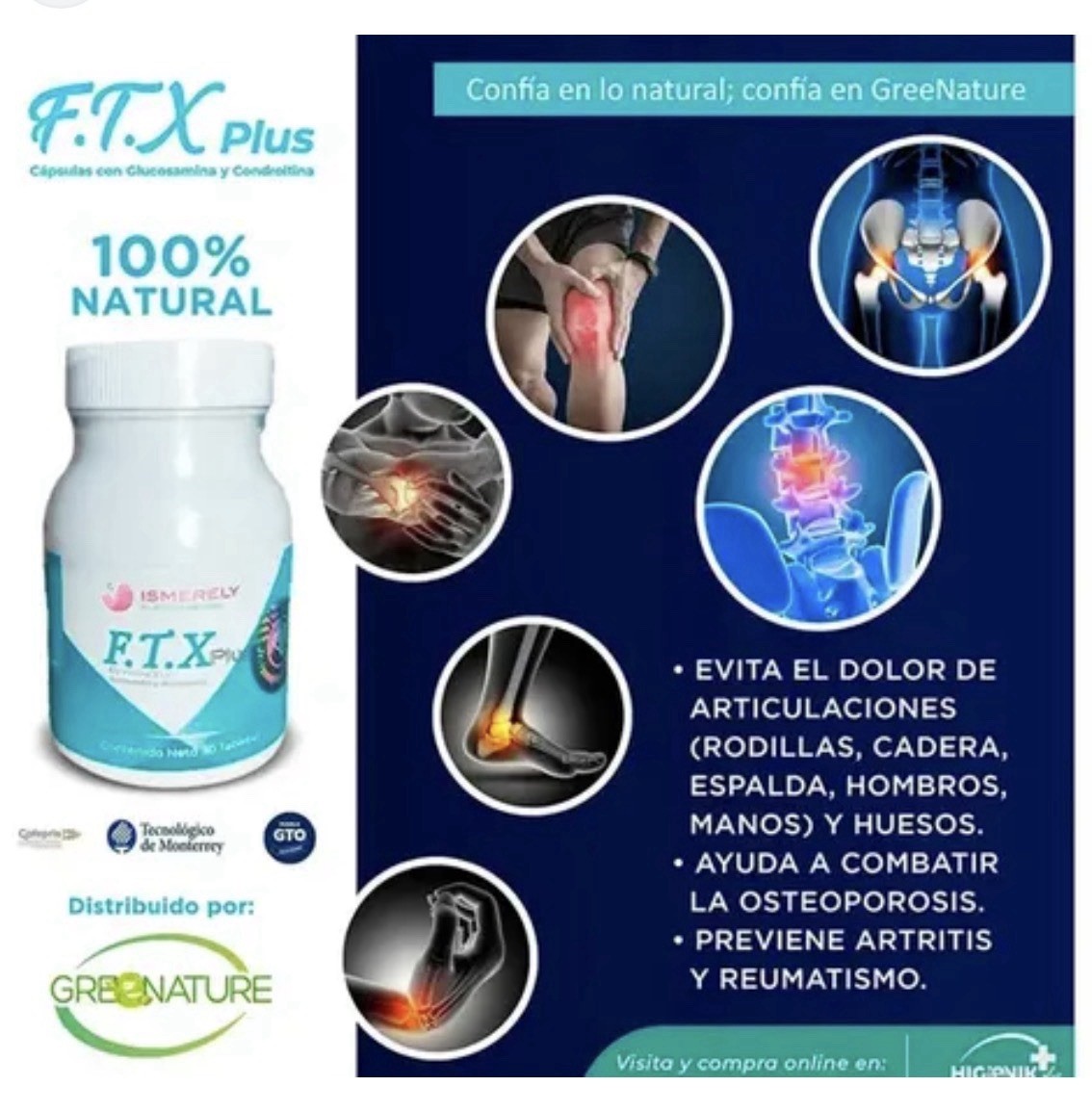 Ismerely Plus 30 caps para dolor de articulaciones ciatica rodillas cadera hueso