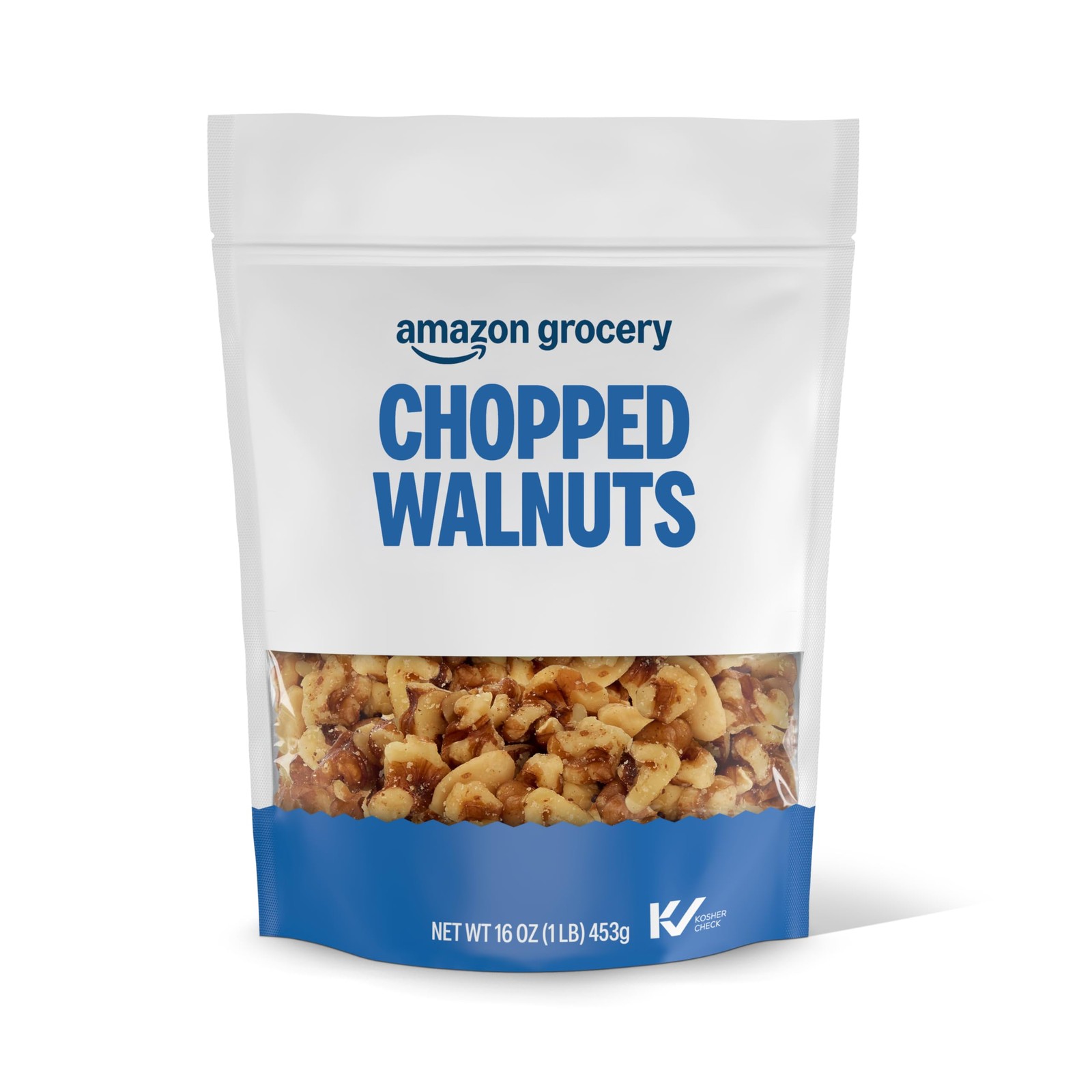 Amazon Grocery, Chopped Walnuts, 16 Oz (Previously Happy 16 Ounce (Pack of 1