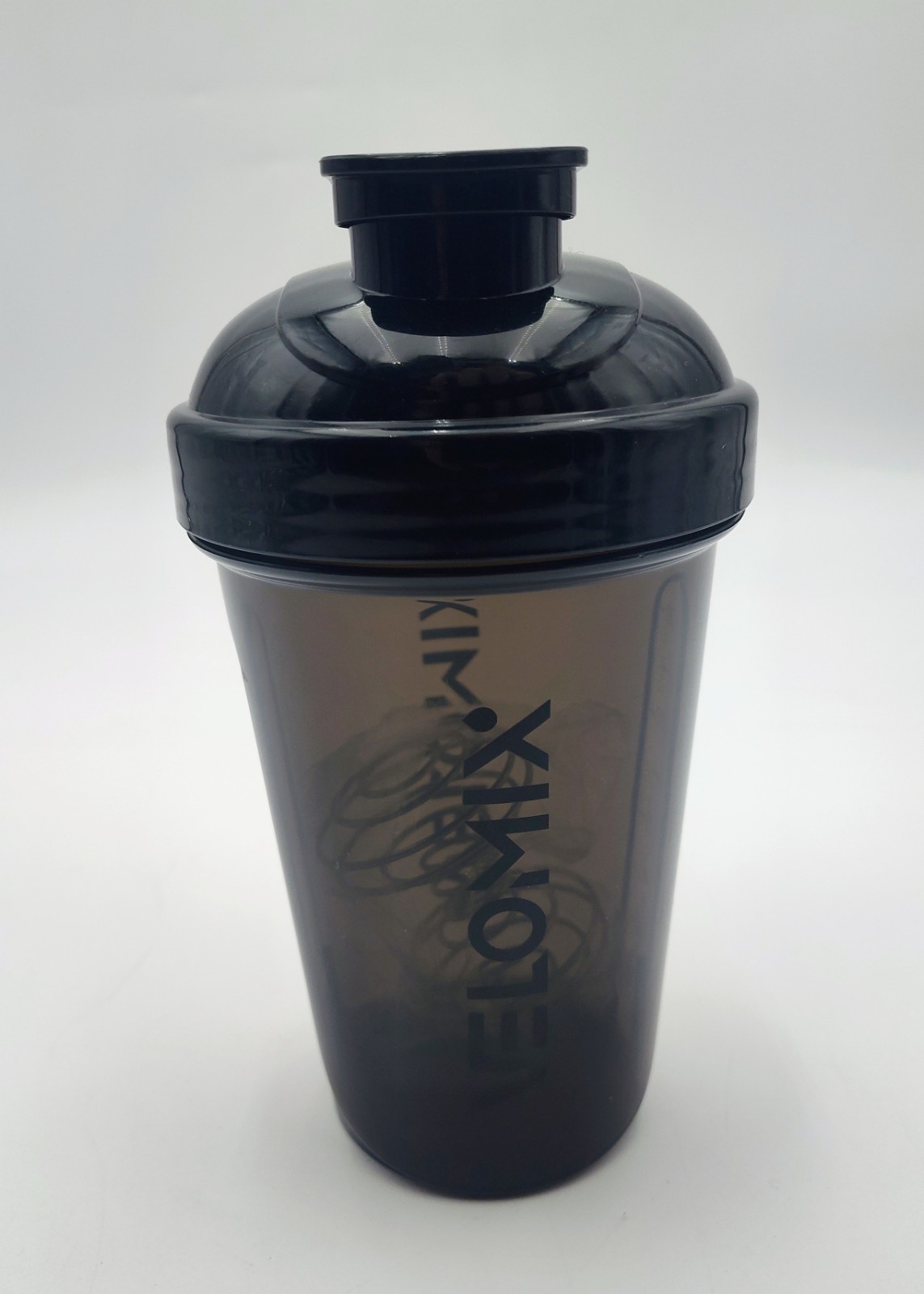 VELOMIX Black Shaker Bottle 500ml BPA-Free DEHP-Free Flip Lock