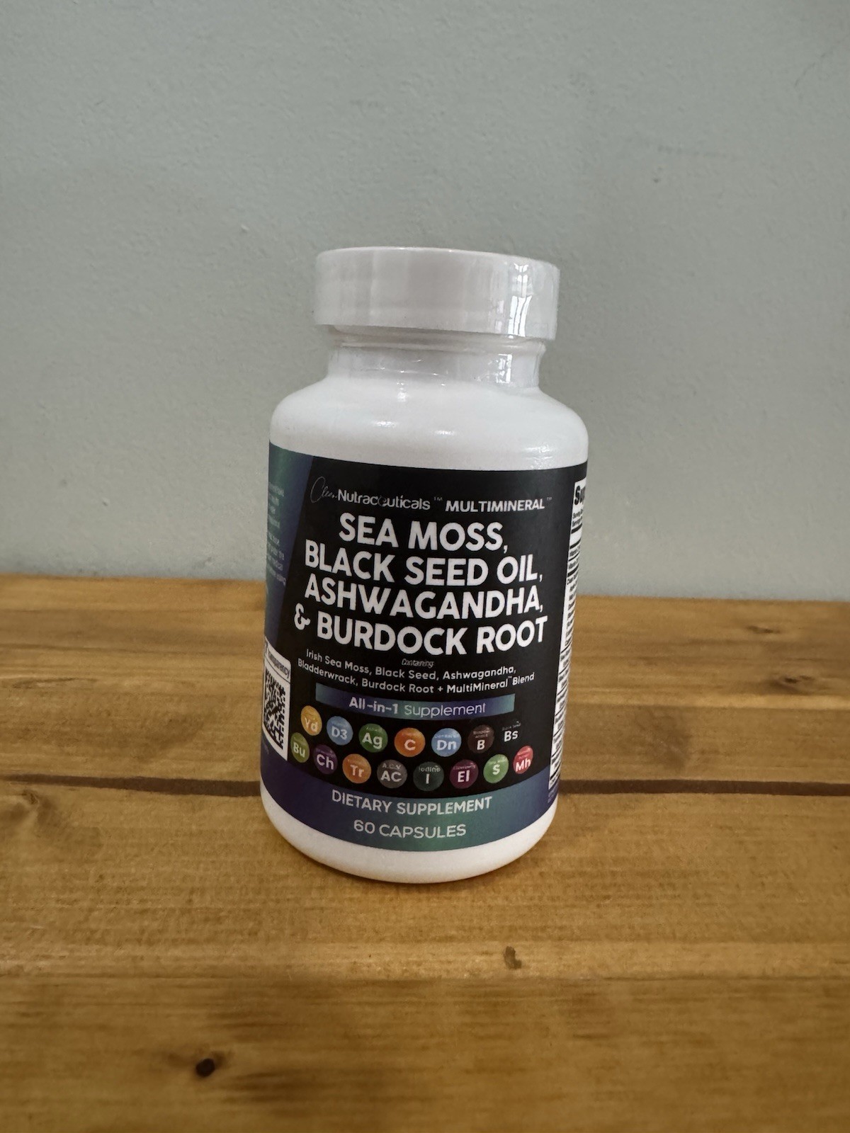 Clean Nutraceuticals Sea Moss Black Seed Oil Ashwagandha Exp 8/26