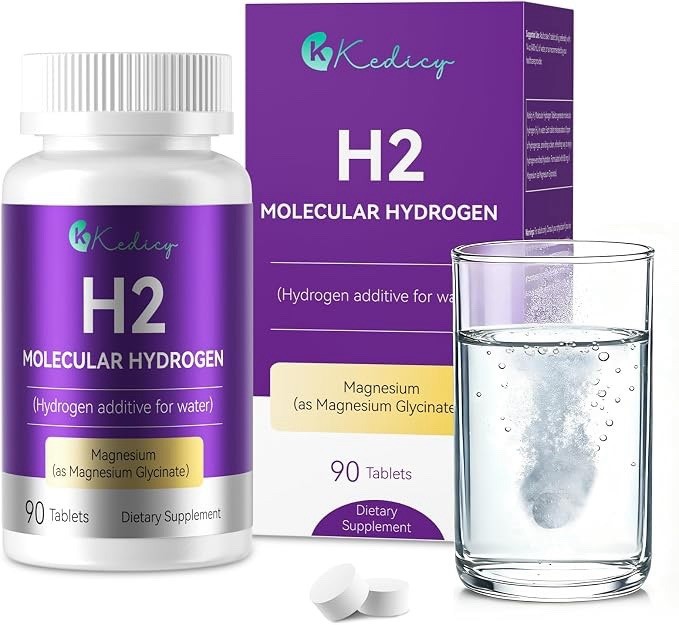 Hydrogen Water Tablets, 8 PPM Hydrogen Tablets for Drinking Water