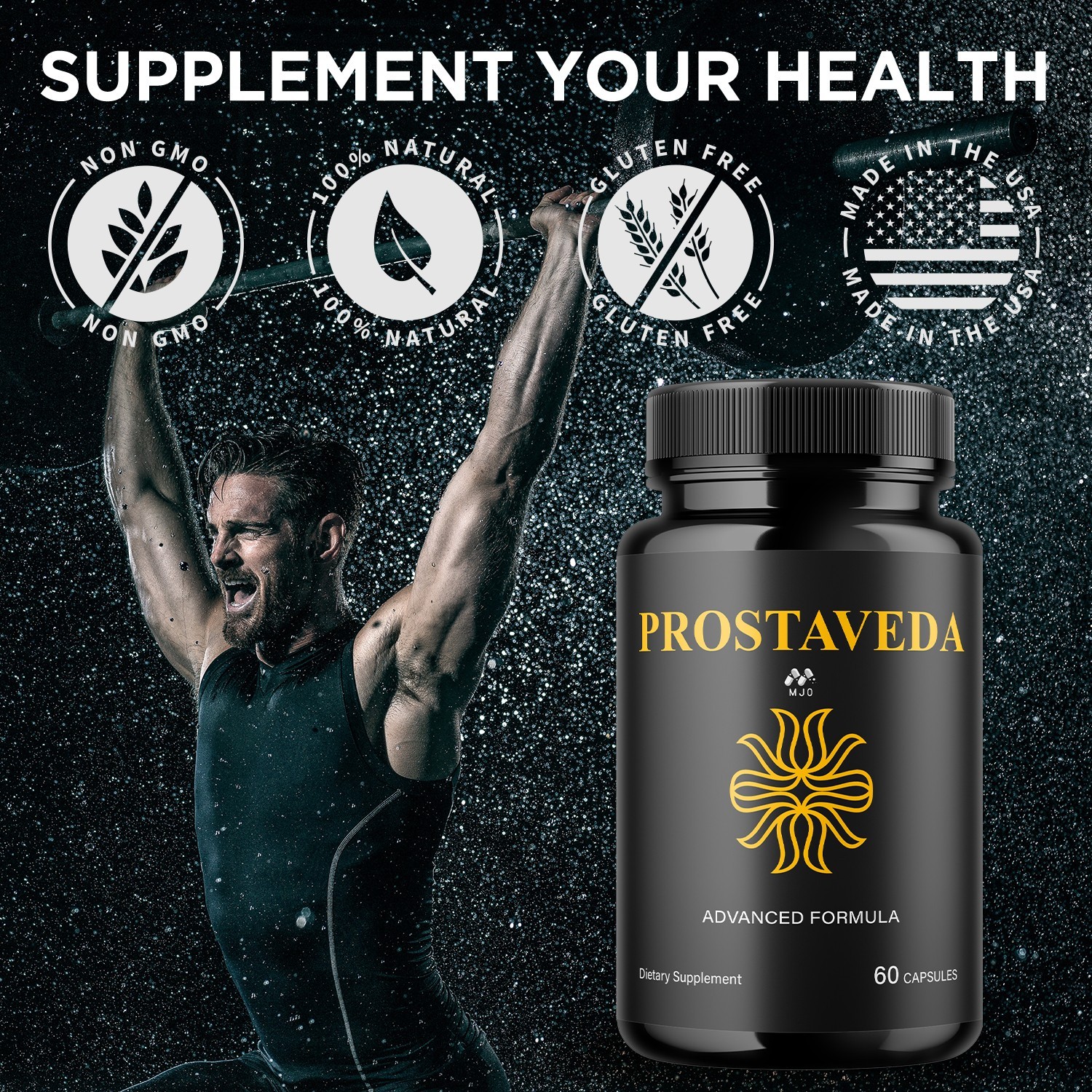 (5 Pack) Prostaveda Advanced Prostate Health Support Prosta Veda 300 Capsules