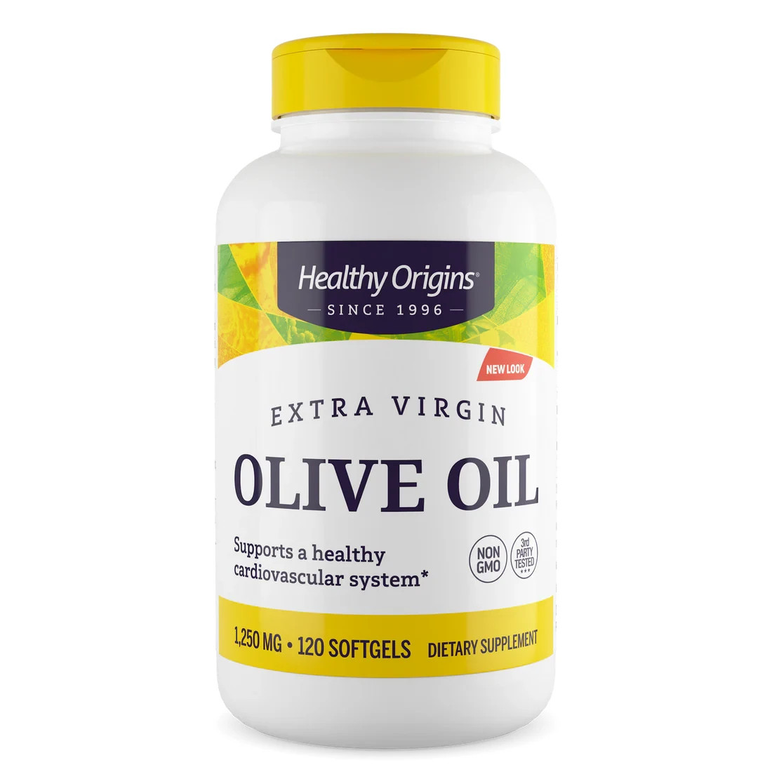 Healthy Origins Extra Virgin Olive Oil 1,250 mg | 120 Softgels
