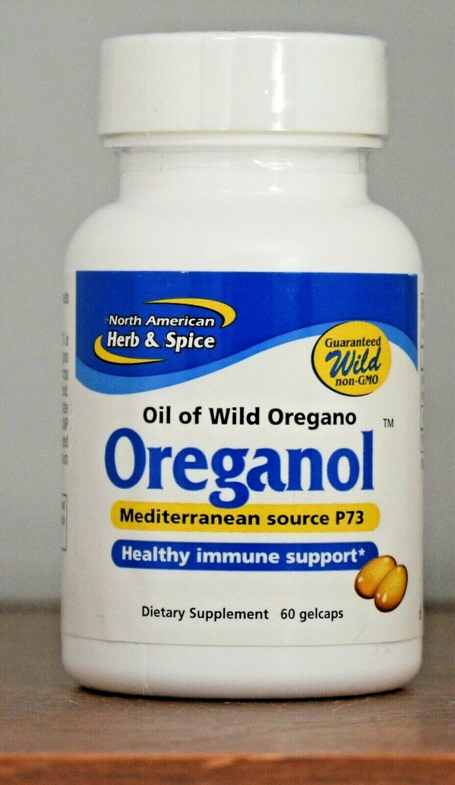Oreganol North American P73 Herb & Spice Oreganol 60 Gelcaps Ships Free