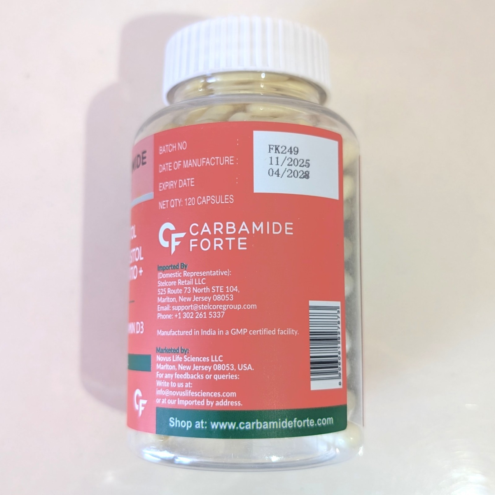 Carbamide Forte Myo Inositol & D Chiro Inositol Supplement Inositol Exp 04/2028