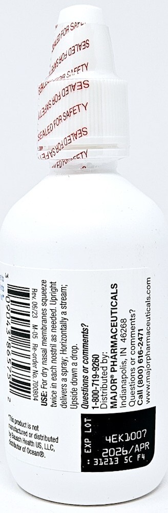 Major Deep Sea Nasal Saline Spray 1.5 Fl oz (44ml) 8 Pack -Exp Date 04-2026