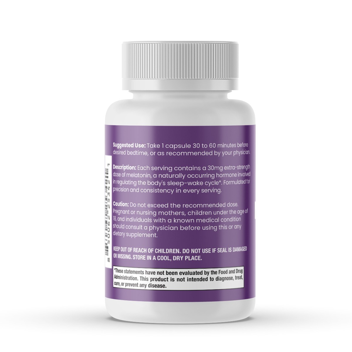 Sierra Life Sciences 30mg Melatonin, Extra Strength Sleep Support