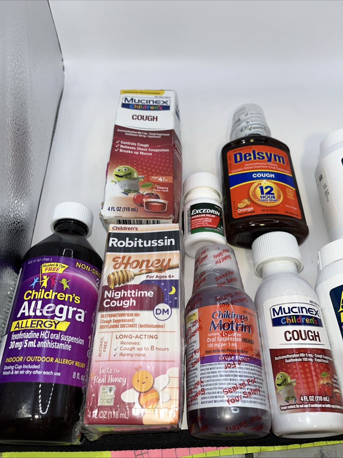 Mixed Lot Children’s & Adult Medicine- Cold, Allergy, Pain Relief- Exp 2027
