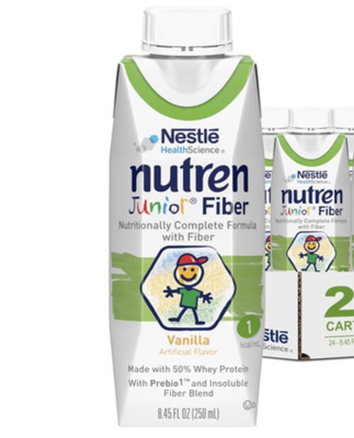 Nutren Junior Fiber Vanilla, 24 Count