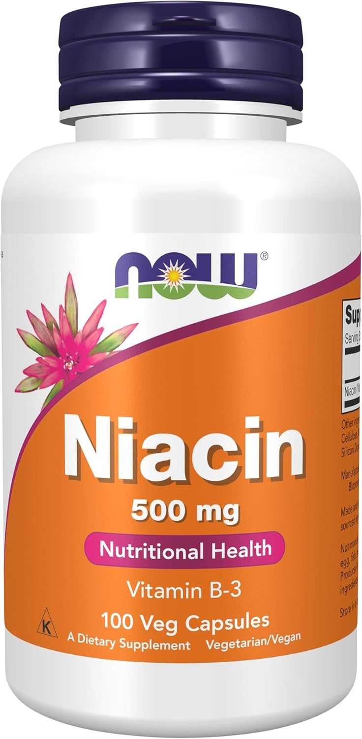Niacin 100 Caps 500Mg by Now Foods