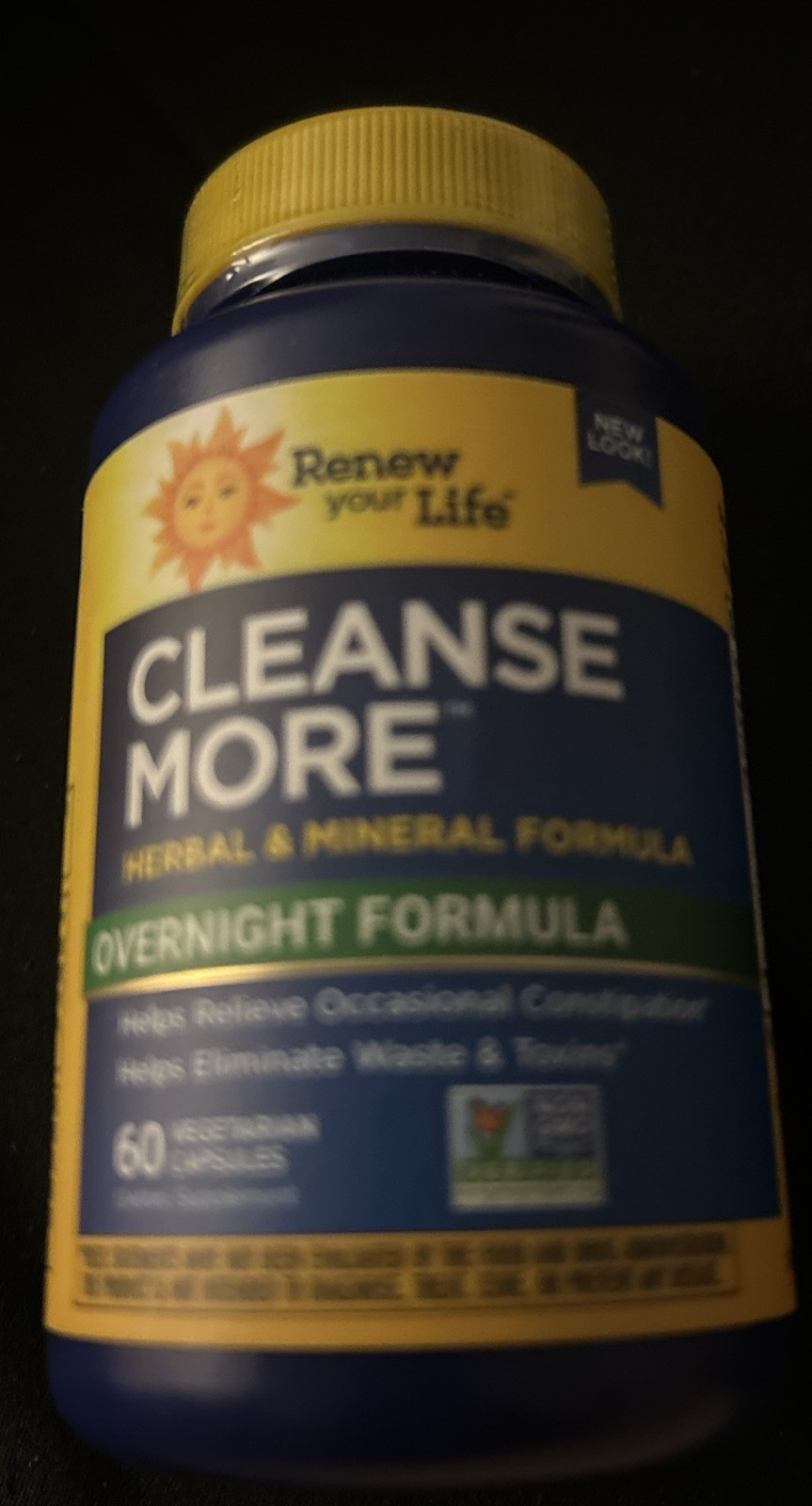 Renew Life Cleanse More Overnight Formula 60 Caps each Exp 10/2027 New Sealed