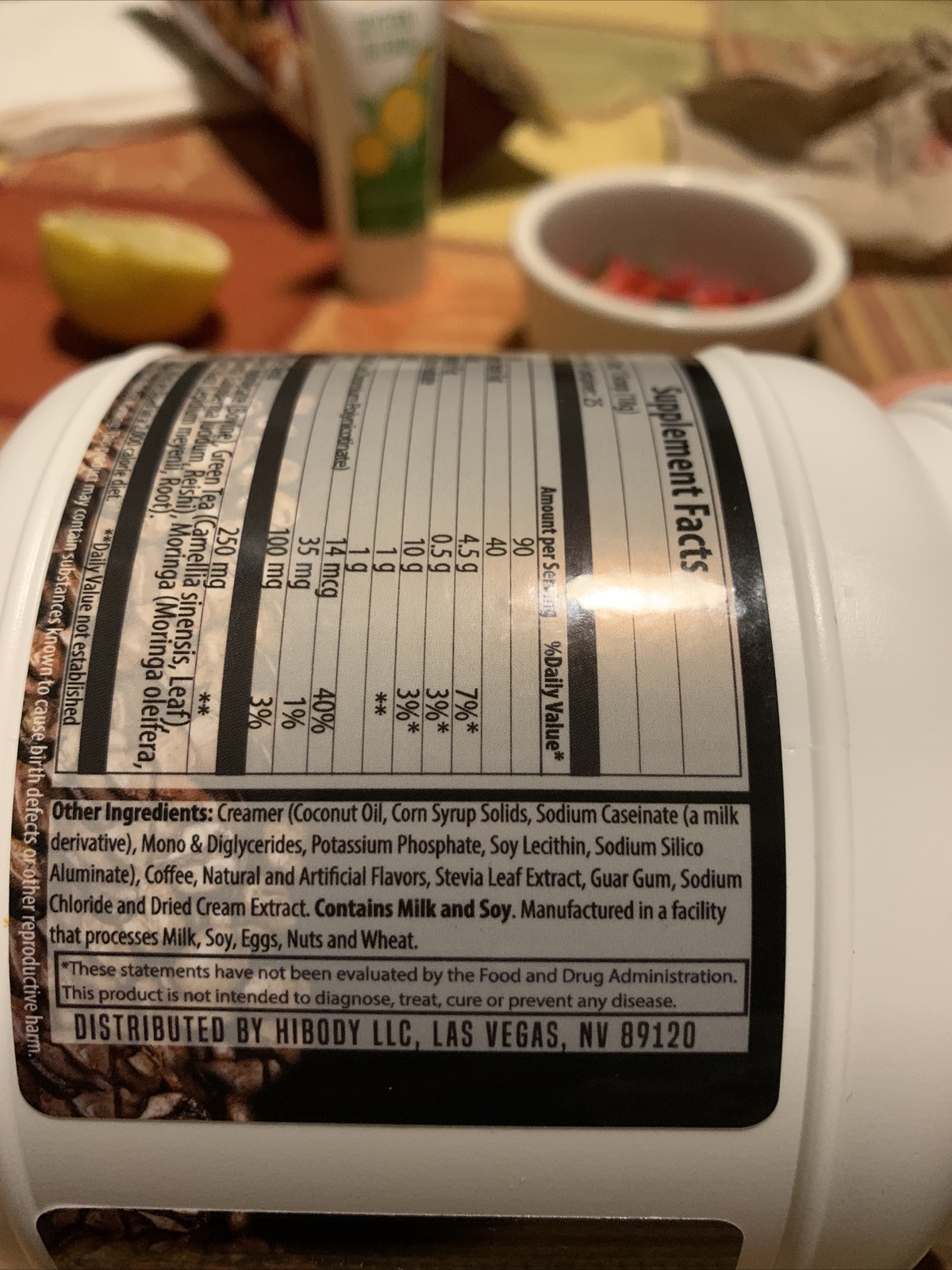Hicoffe, Moringa, Ganoderma, Maca, colageno, Crema de coco, Estivia