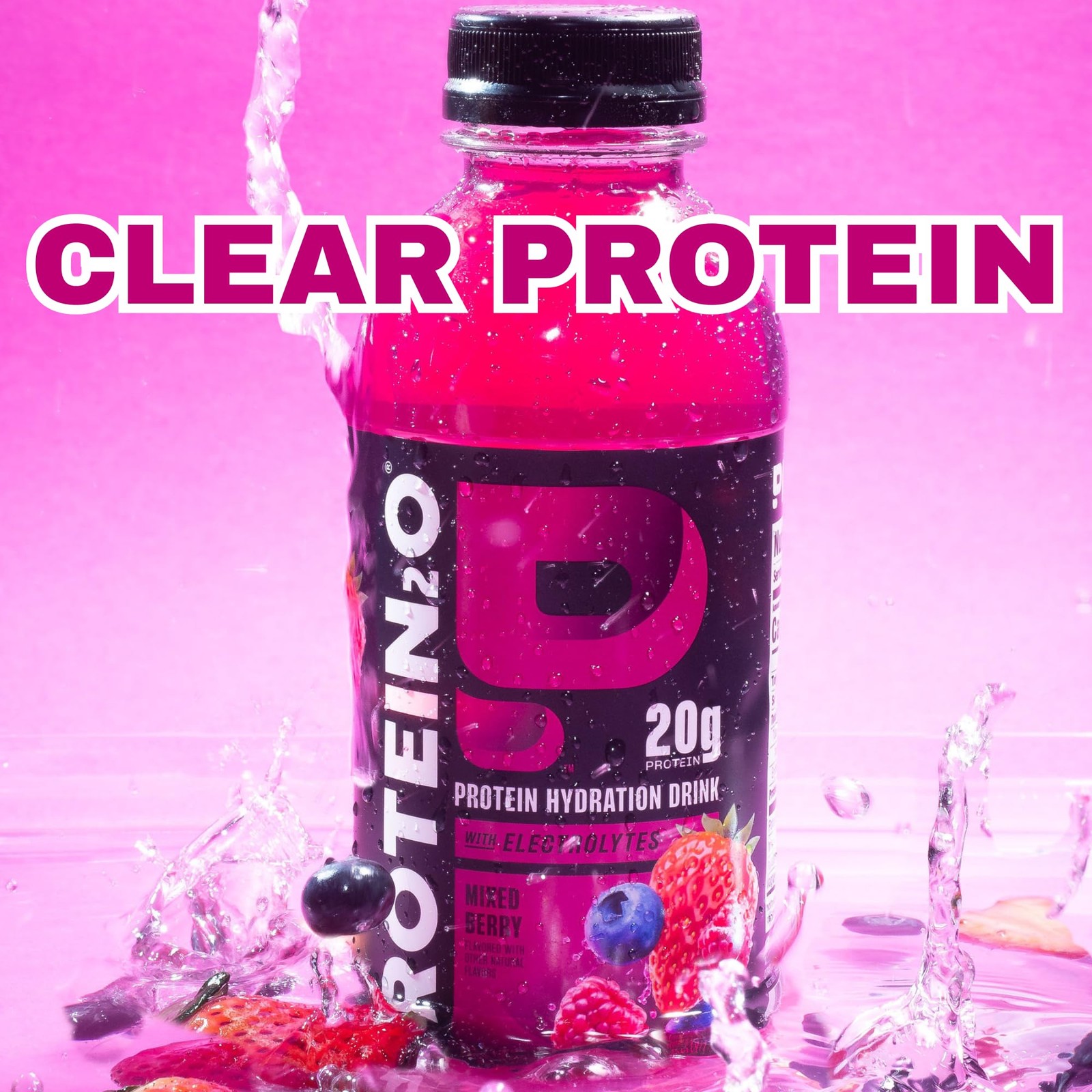 Protein2o Whey Protein Isolate Drink 20g Protein Electrolytes 12 Count