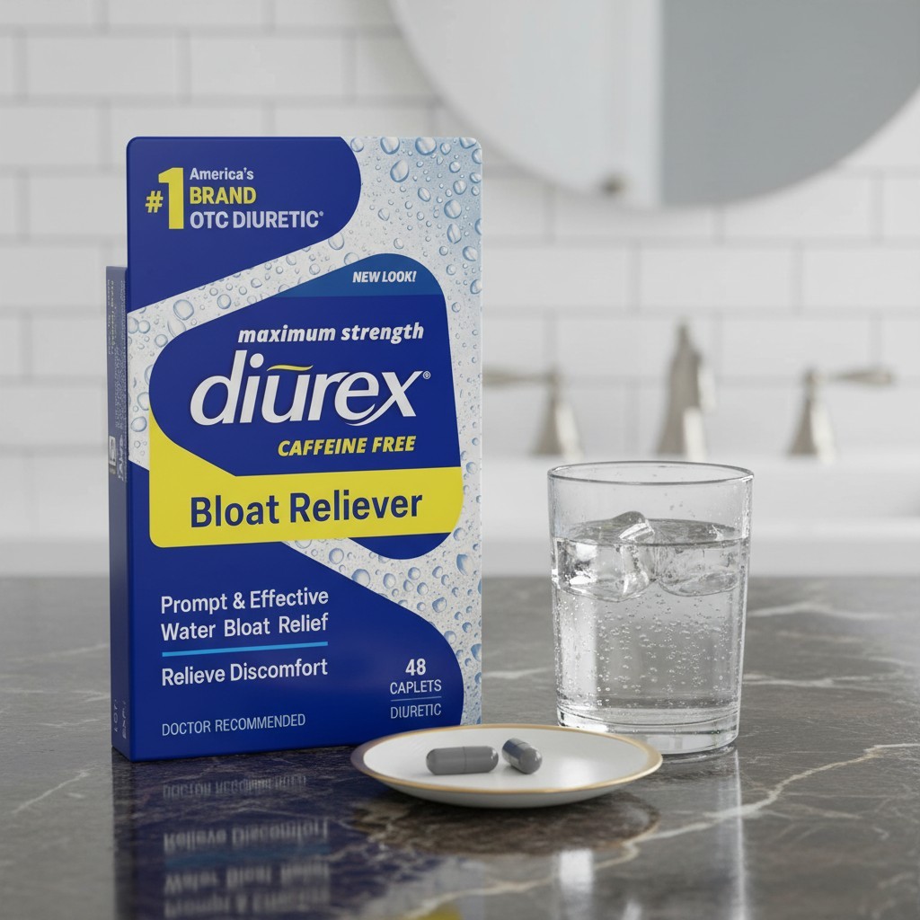 Water Pills Diuretic Bloat Relief Weight Loss Caffeine Free Max 48 Pack