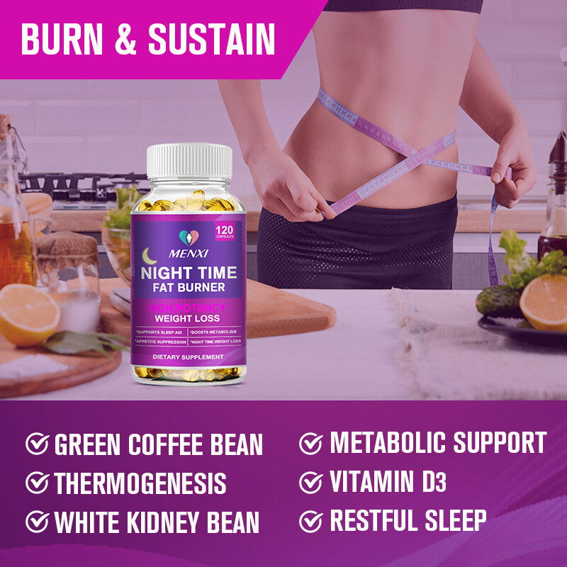Night Slim Capsules – Sleep Fat Burner & Cortisol Control with Melatonin Blend