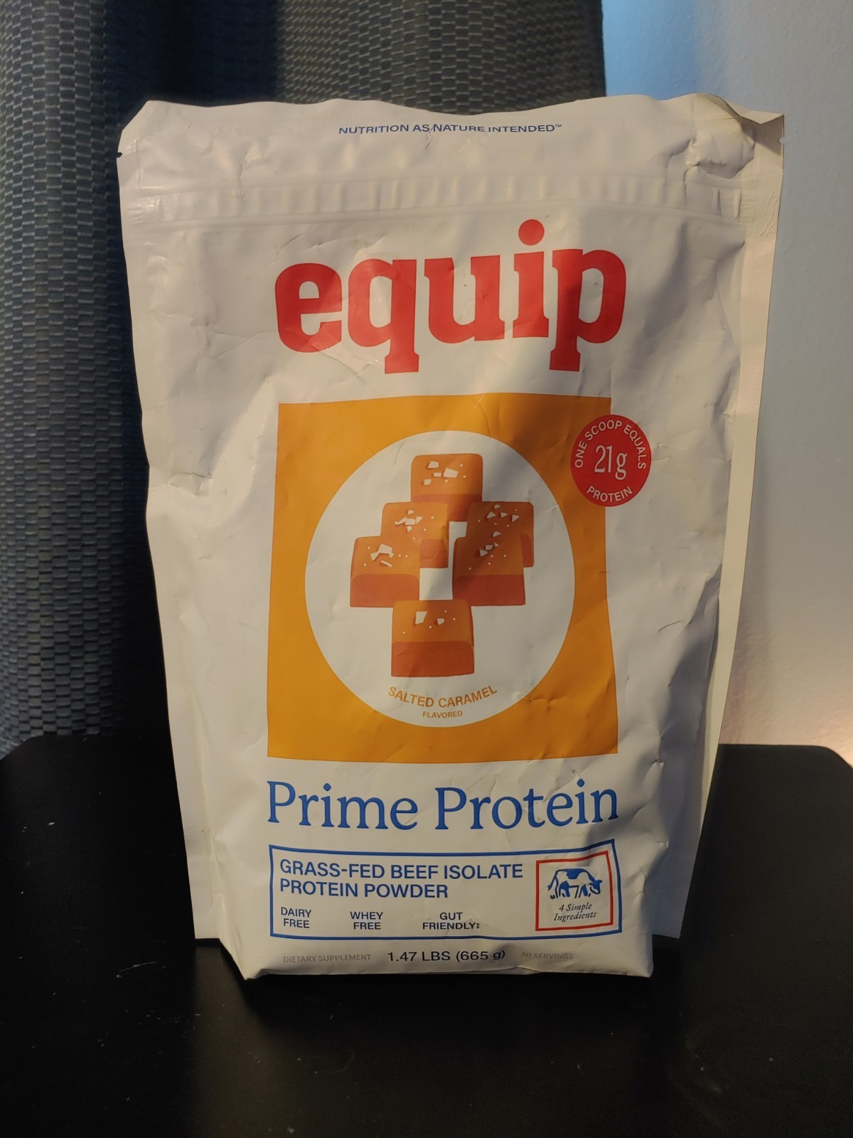 Equip Prime Protein, Salted Caramel, 21g Protein Per Scoop