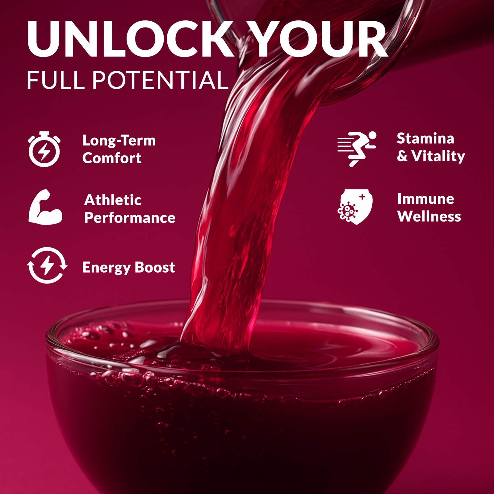 Beet Juice Powder Organic – Cold Pressed – 20:1 Concentrate – Concentrated Be.