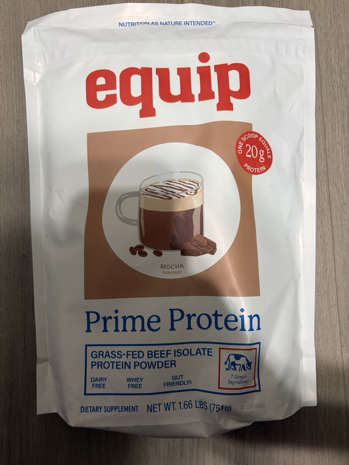 Prime Protein Powder | Clean, Grass Fed Beef Protein Powder Mocha