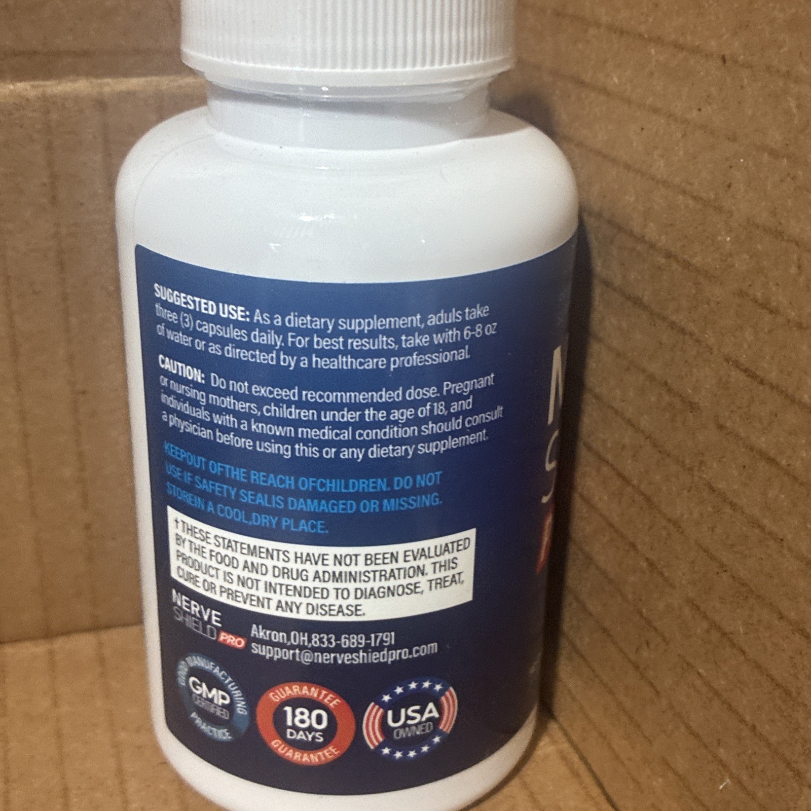 Nerve Shield Pro Advanced New Formula for Neuropathy Exp:8/2027 – Free Ship!
