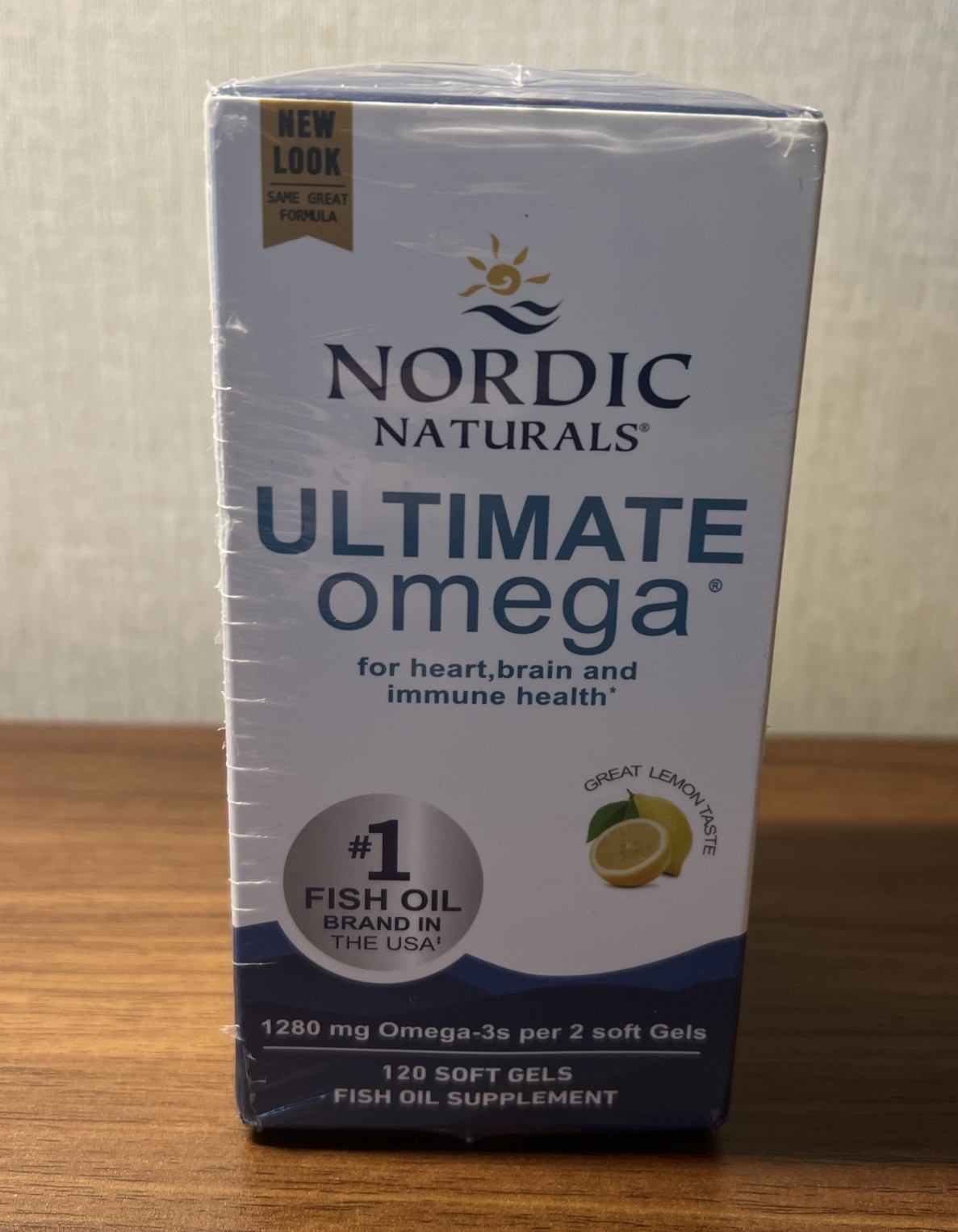 Nordic Naturals Ultimate Omega Lemon 1280mg Softgels – 120 Count