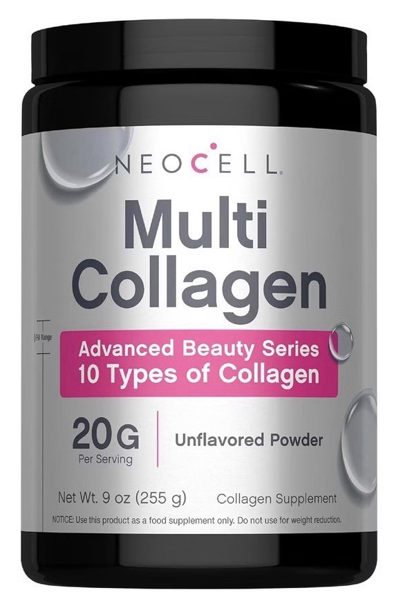 Age Beautifully NeoCell Multi Collagen Powder Unflavored – Hair Skin Nail 9oz