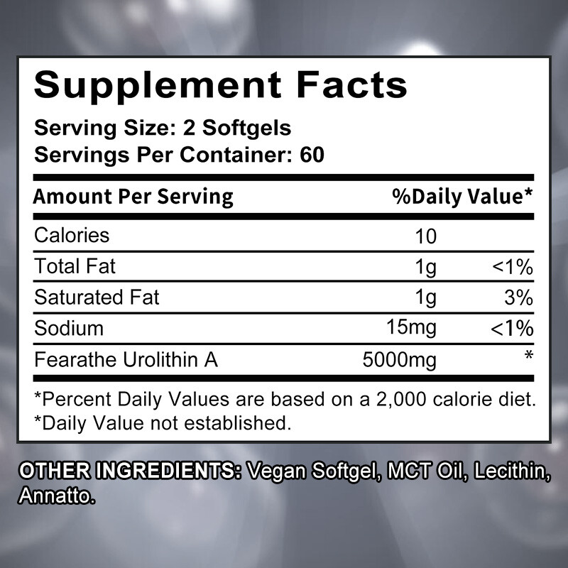 Fearathe Urolithin a Supplement 5000Mg – Cellular Energy, Muscle Strength
