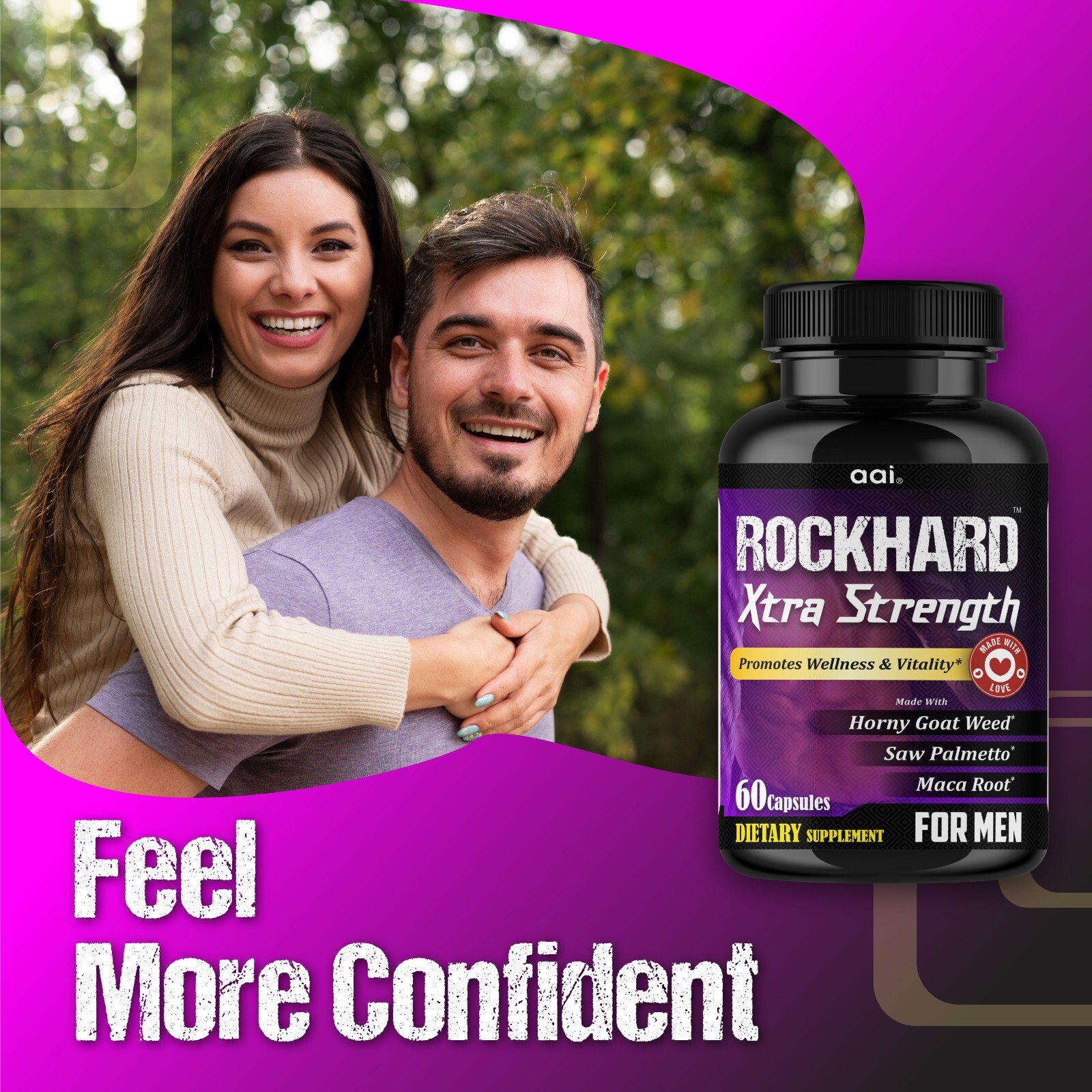 Ultimate Male Performance Booster, Performance Strength Energy Pill for Men- 60C