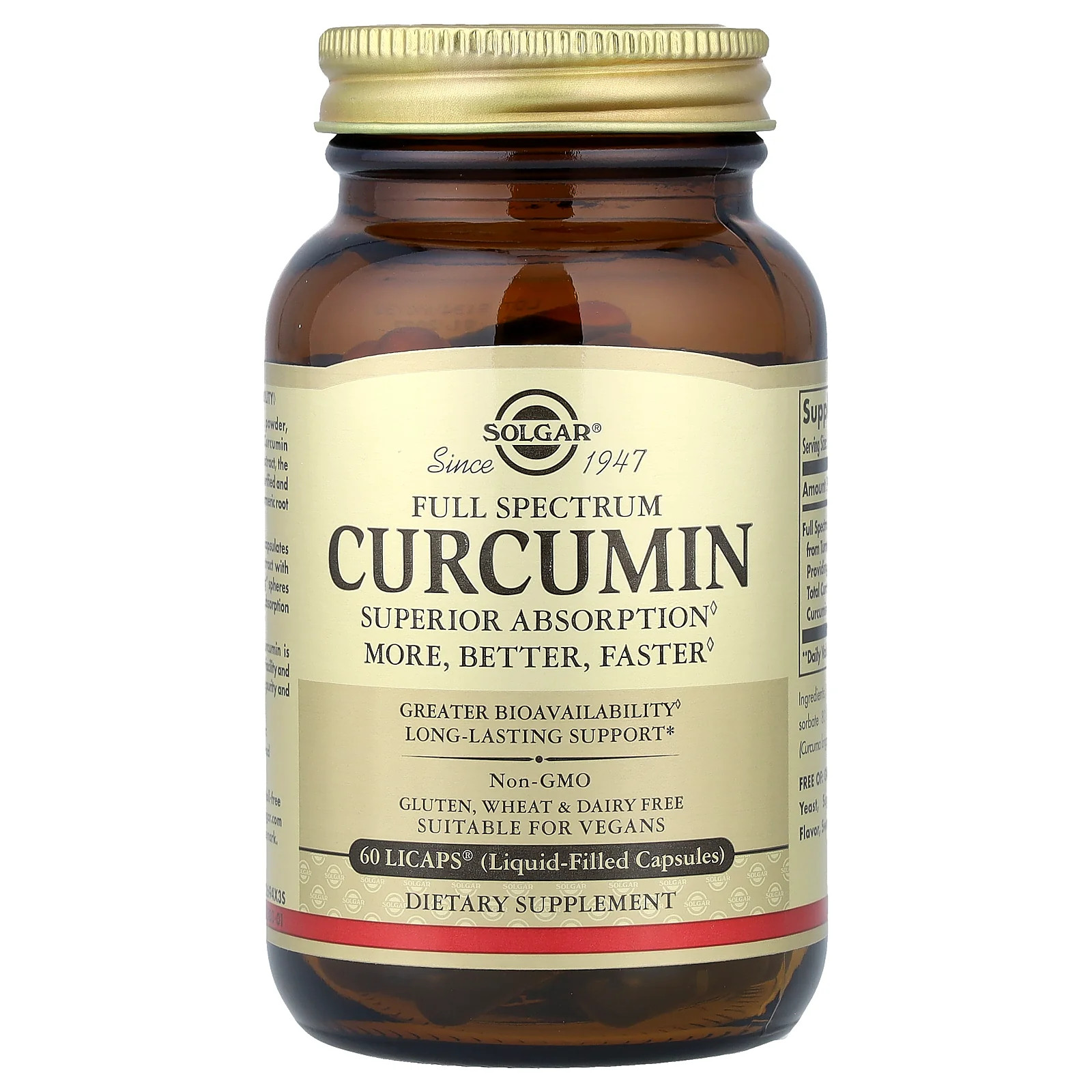 2 X Solgar, Full Spectrum Curcumin, 60 LiCaps�