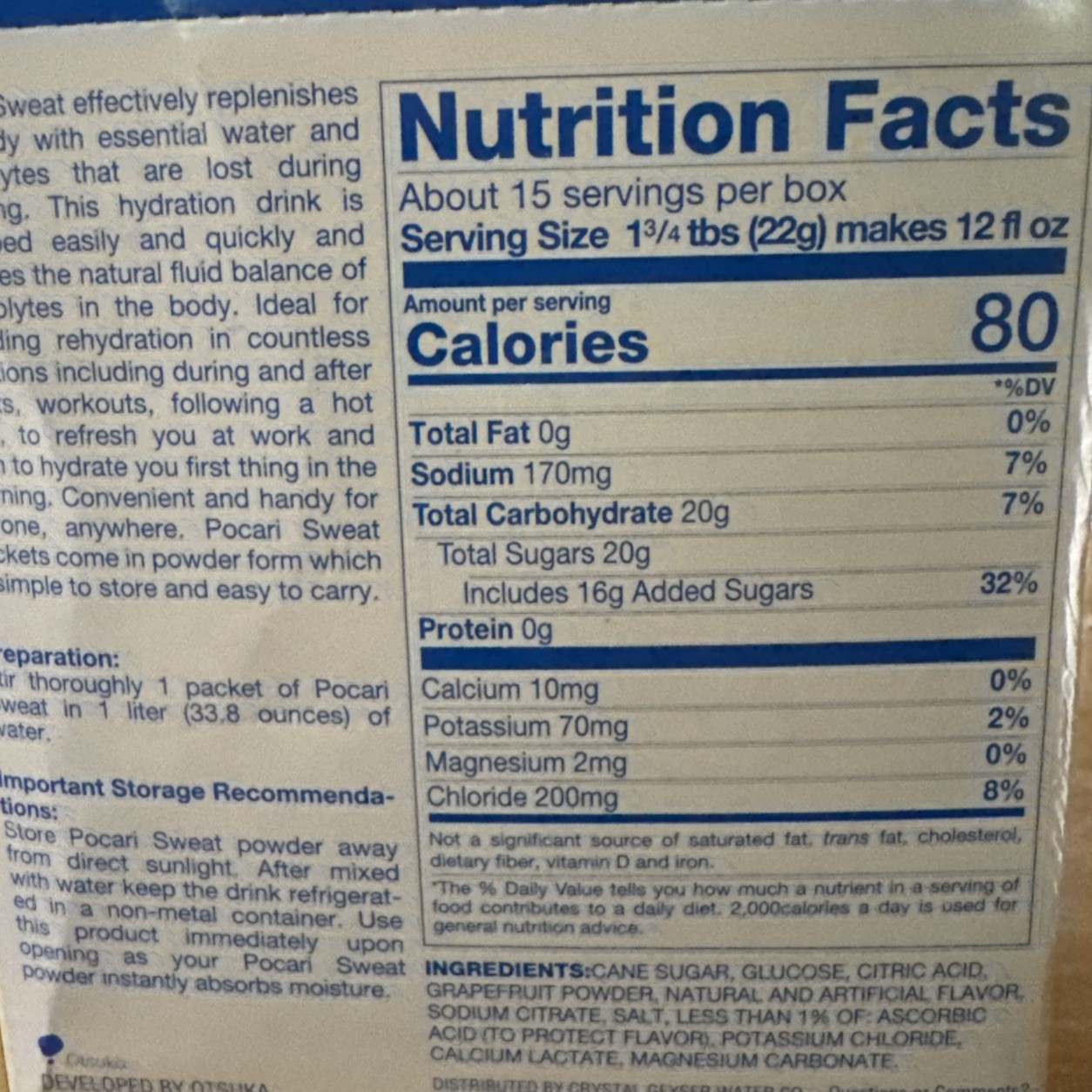 Powder, 4 Boxes 20 Packets – Ultimate Hydration for Sports BB 02-24-2027