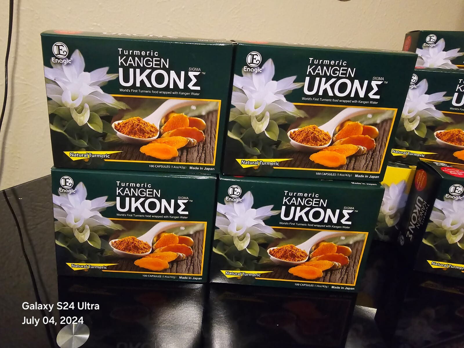 Enagic Turmeric Kangen Ukon Organic Multivitamins Vegeterian Capsules – 100…