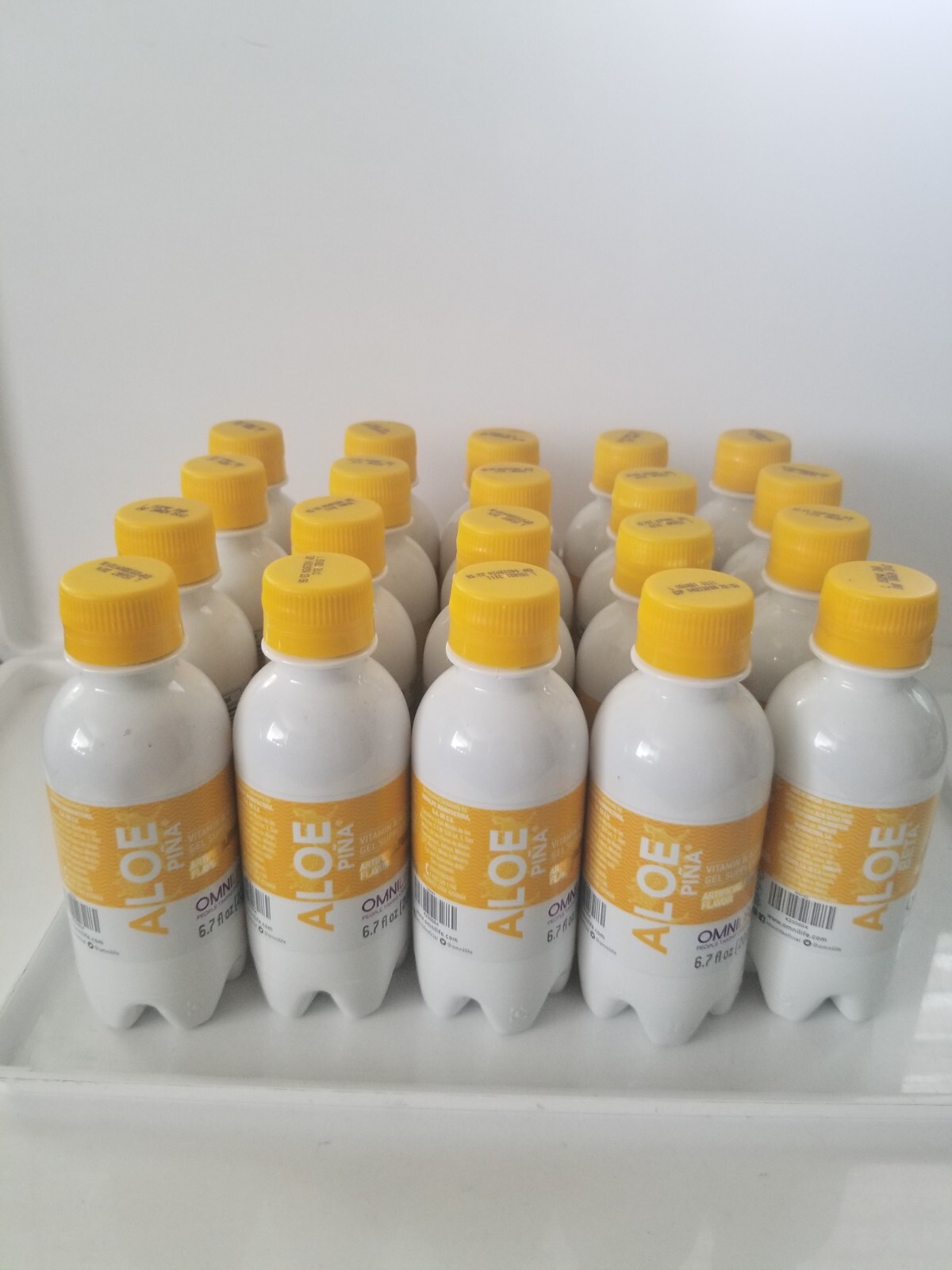 aloe Beta omnilife Piña 20 pack 6.7oz (200ml) Digestive system ,Free Shipping