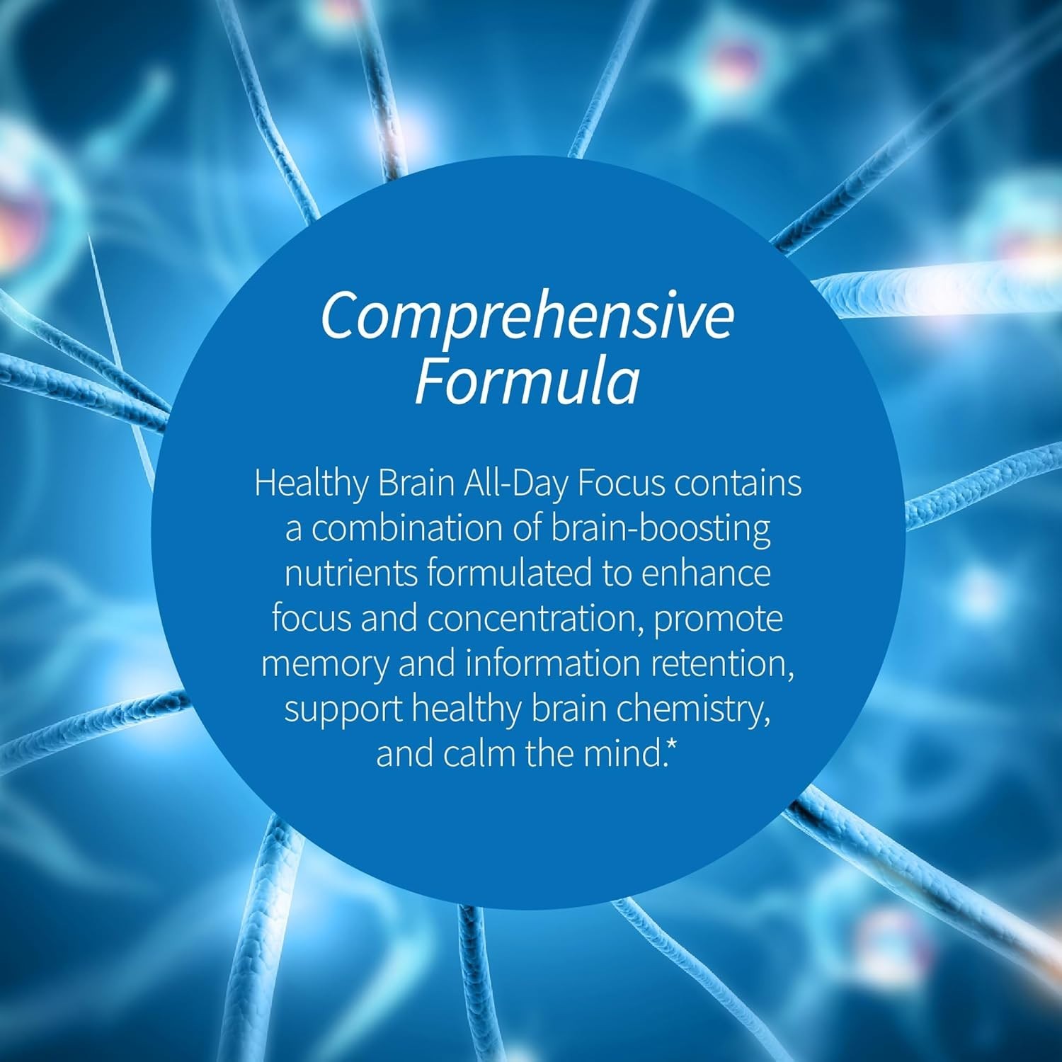 Applied Nutrition Healthy Brain All-Day Focus 50 Tablets, 3-in-1, 25 Servings 5x