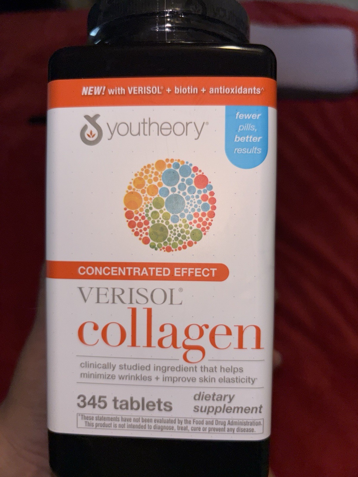 youtheory VERISOL Collagen 2,500mg Tablets 345 ct Dairy/Soy-Free
