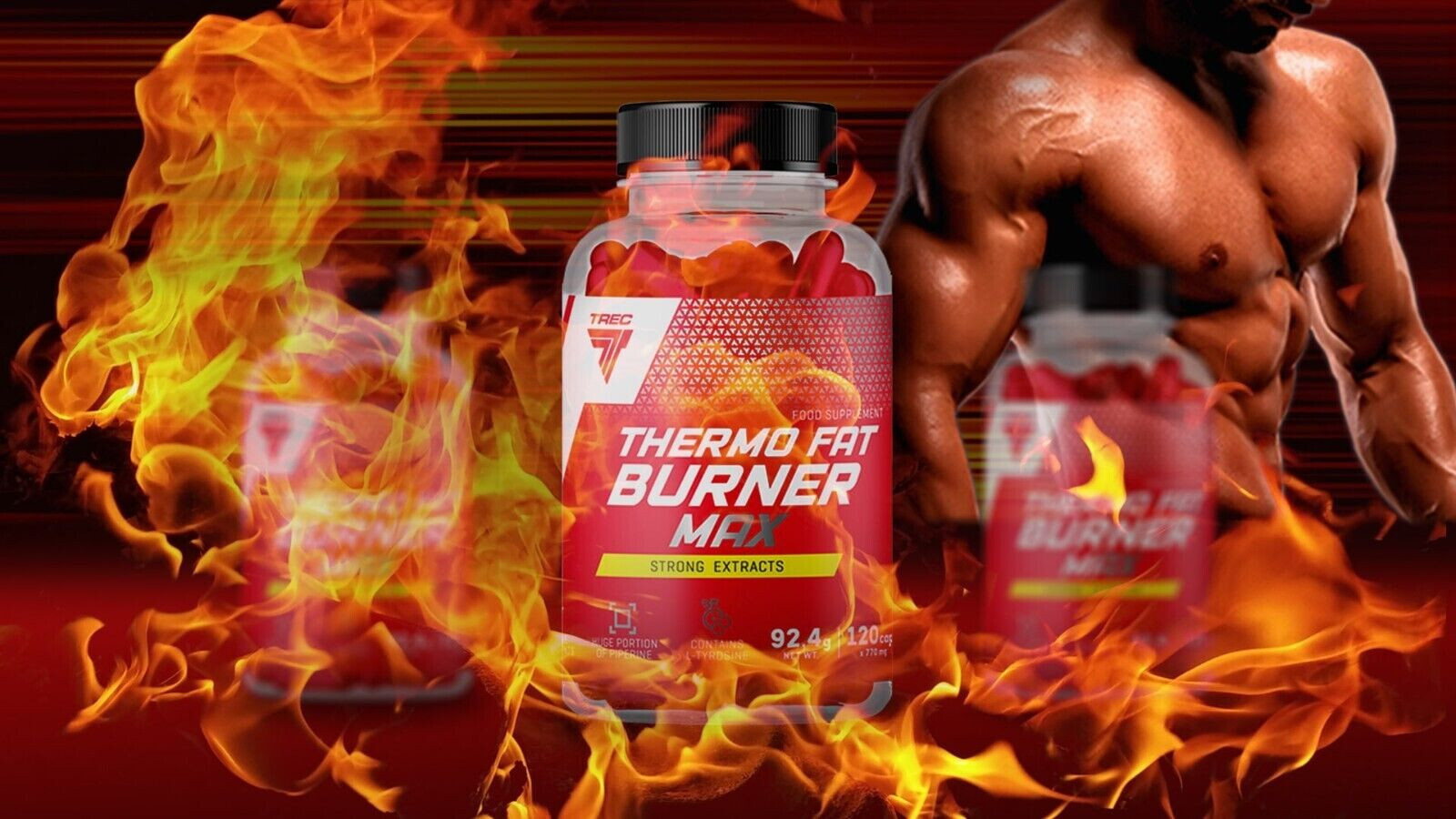 THERMO FAT BURNER 120–360 Capsules – Weight Loss, Fat Burner, Metabolism Boost