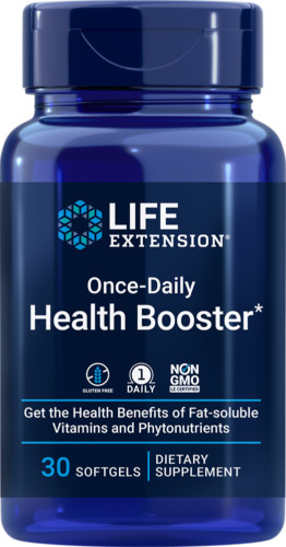 Life Extension Once-Daily Health Booster 30 Soft gels X 2 Bottles.