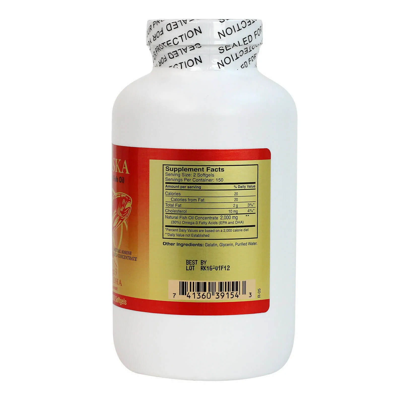 NCB Omega 3 Fish Oil 1000mg 300 Softgels