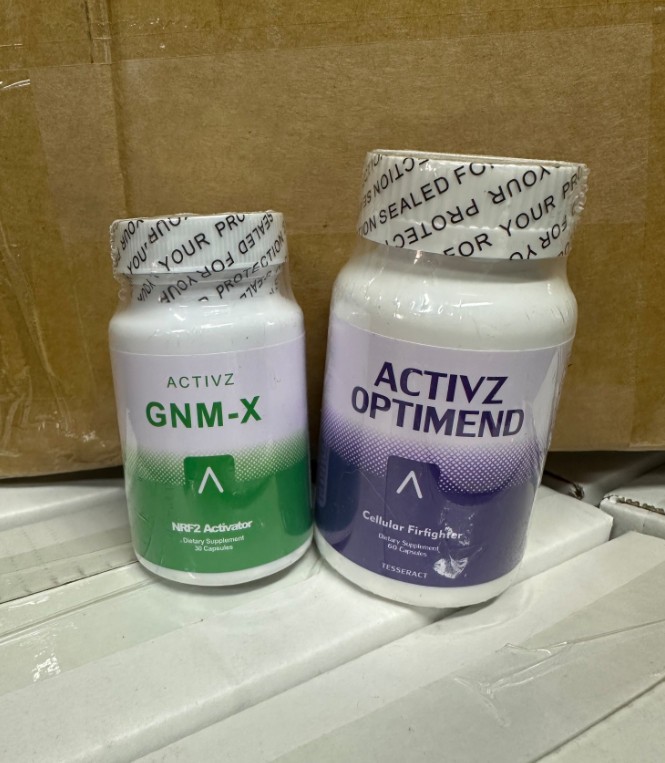 ACTIVZ GLOBAL 2 bottles: GNMX + OPTIMEND – Brand New/Sealed! Exp 1/2028