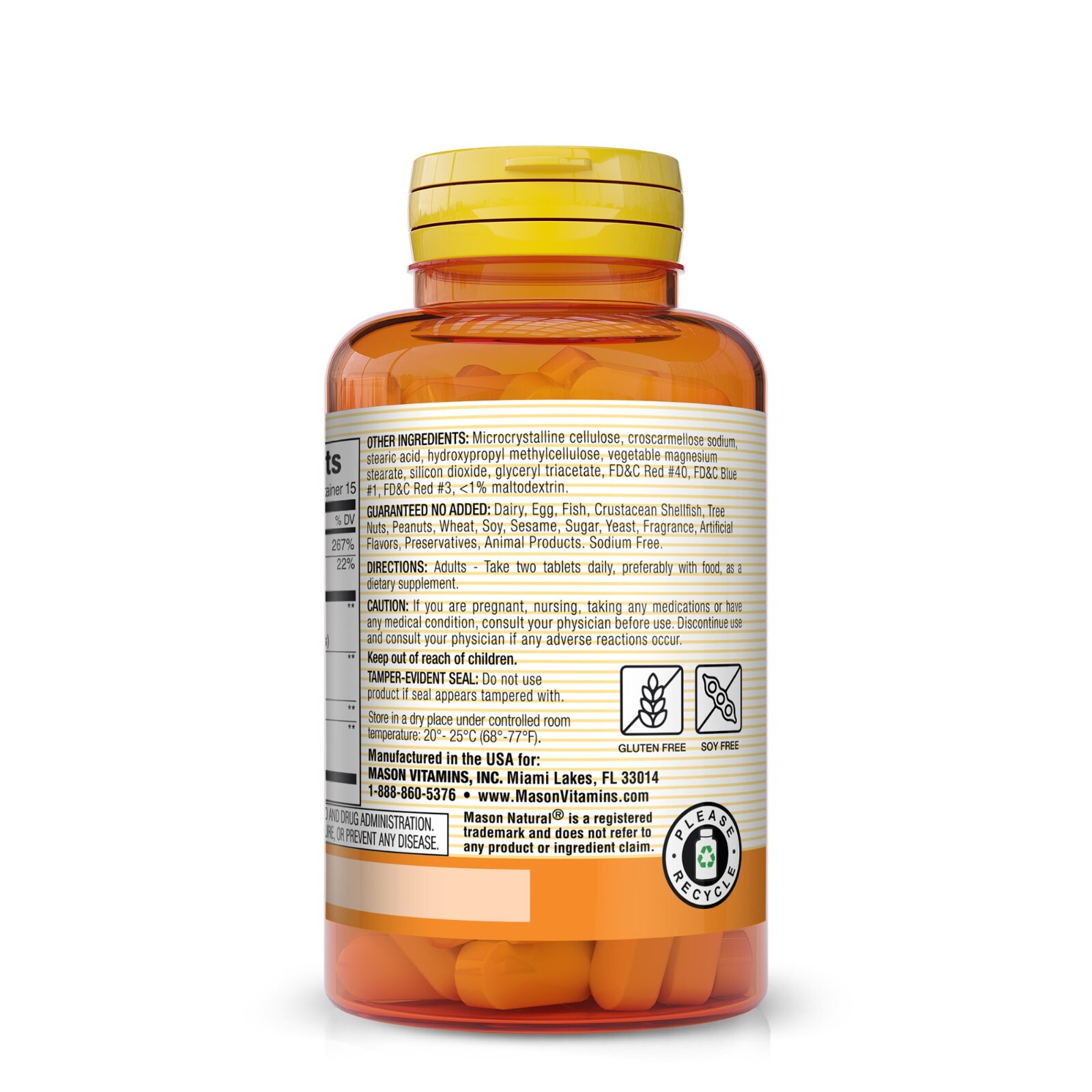 Mason Natural Leg Vein Formula. May Reduce Spider & Varicose Veins, 30 Tablets