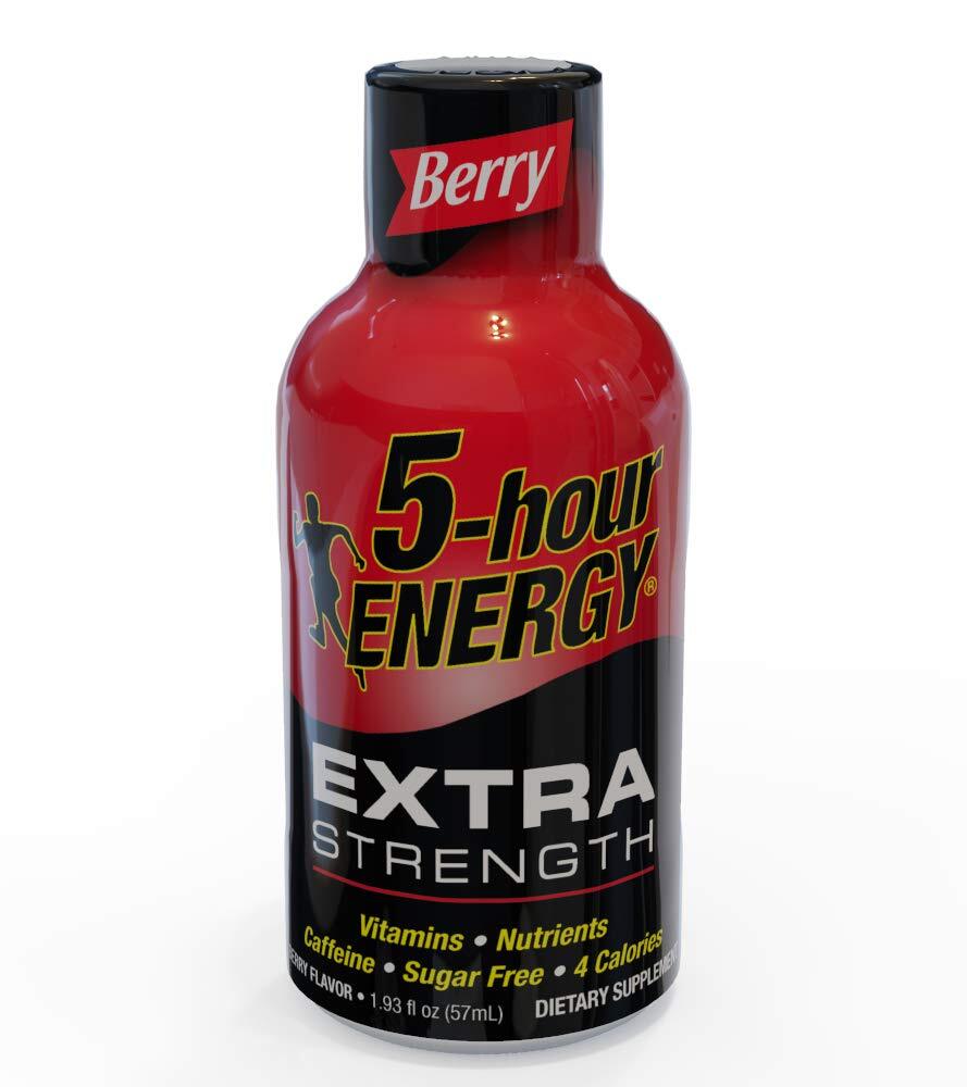 5-Hour Energy Shot, Extra Strength Berry, 1.93 oz. 24 pack