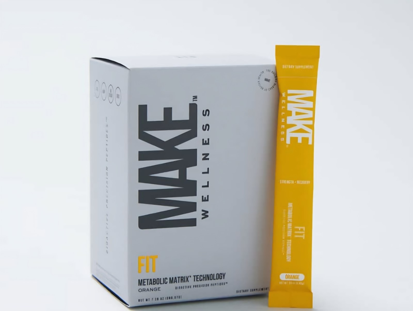 Make Wellness Metabolic Matrix Technology Peptides Pineapple Coconut 28 Packets