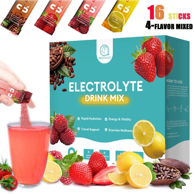 Electrolyte Complex Drink Mix Hydration Electrolytes Powder 16 Packets 0 Sugar
