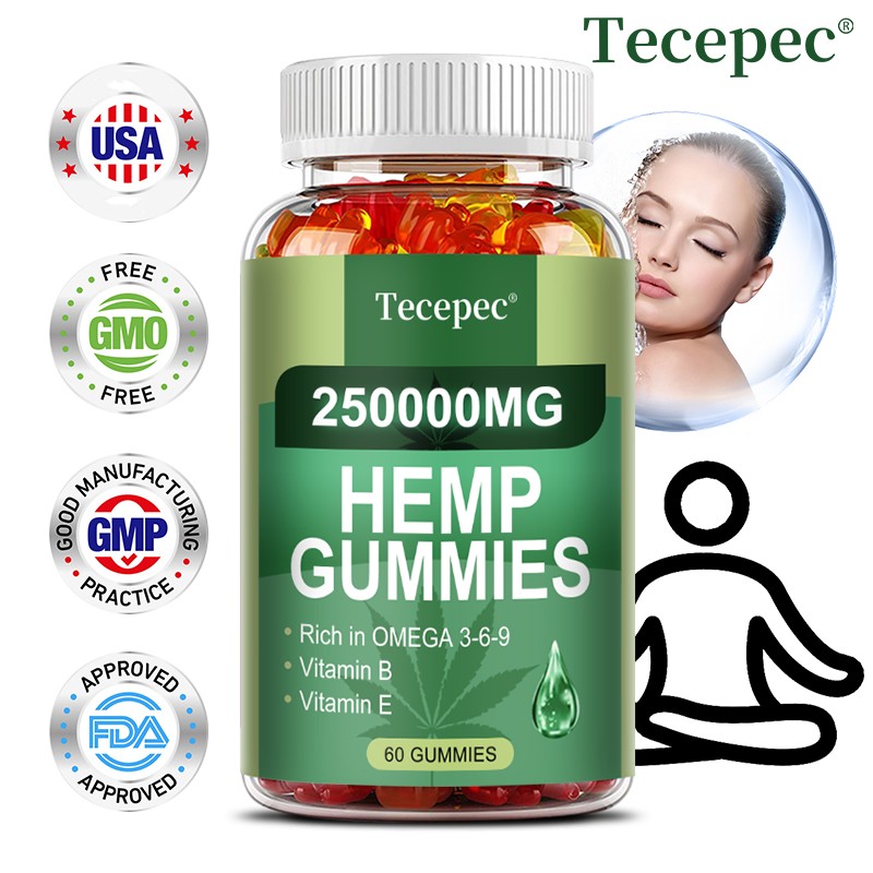 For Pain, Sleep, Calm Anxiety Stress – Rich in OMEGA3-6-9 Vegan Gummies