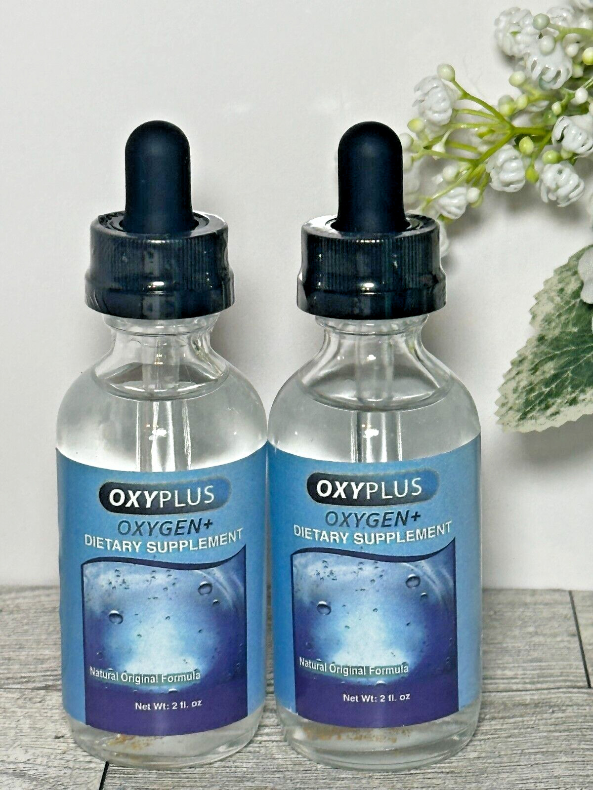 2 Oxygen 02 Liquid Drop Purified Healthy Stabilized Cellular Energy Levels Water