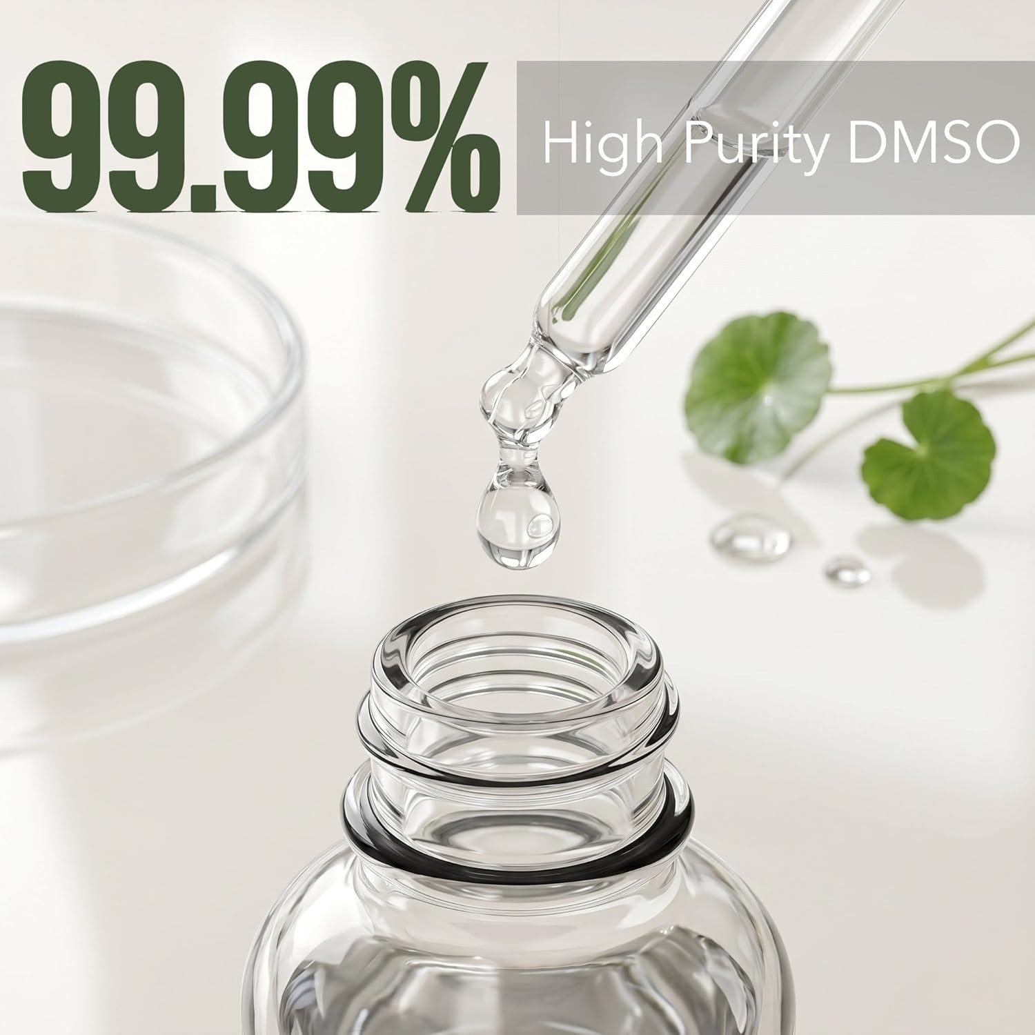 2 fl oz Pure DMSO Solvent – Separate Dropper, Excellent for DIY & Labs