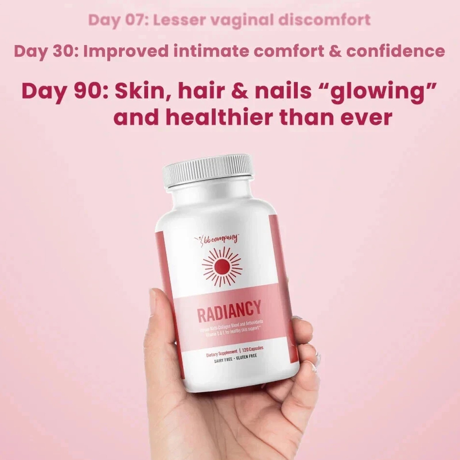 120 Caps Vaginal Probiotic Collagen Blend for Feminine Health Anti Aging Support