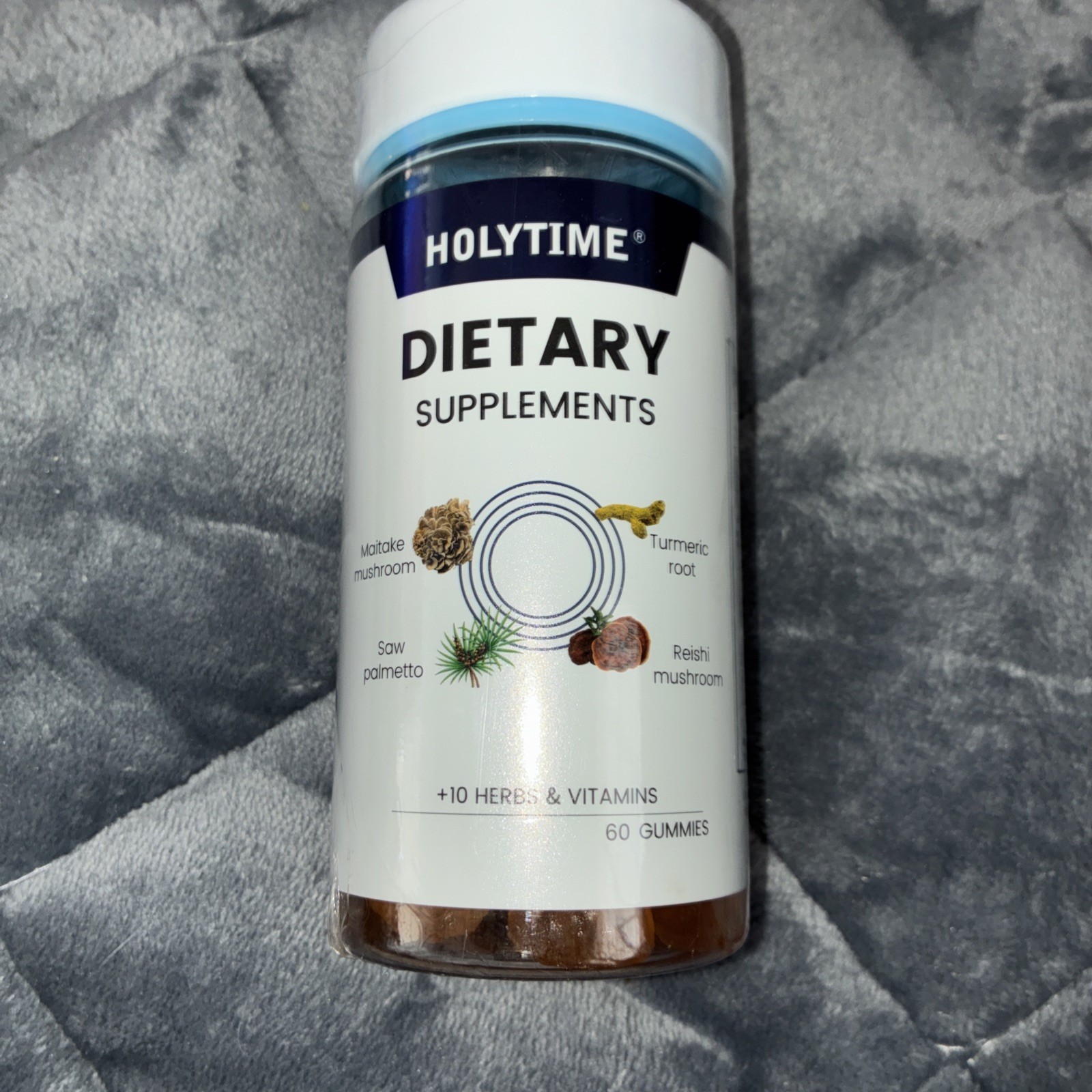 HolyTime Dietary Supplements Maitake & Reishi Mushroom,Saw Palmetto,Tumeric root