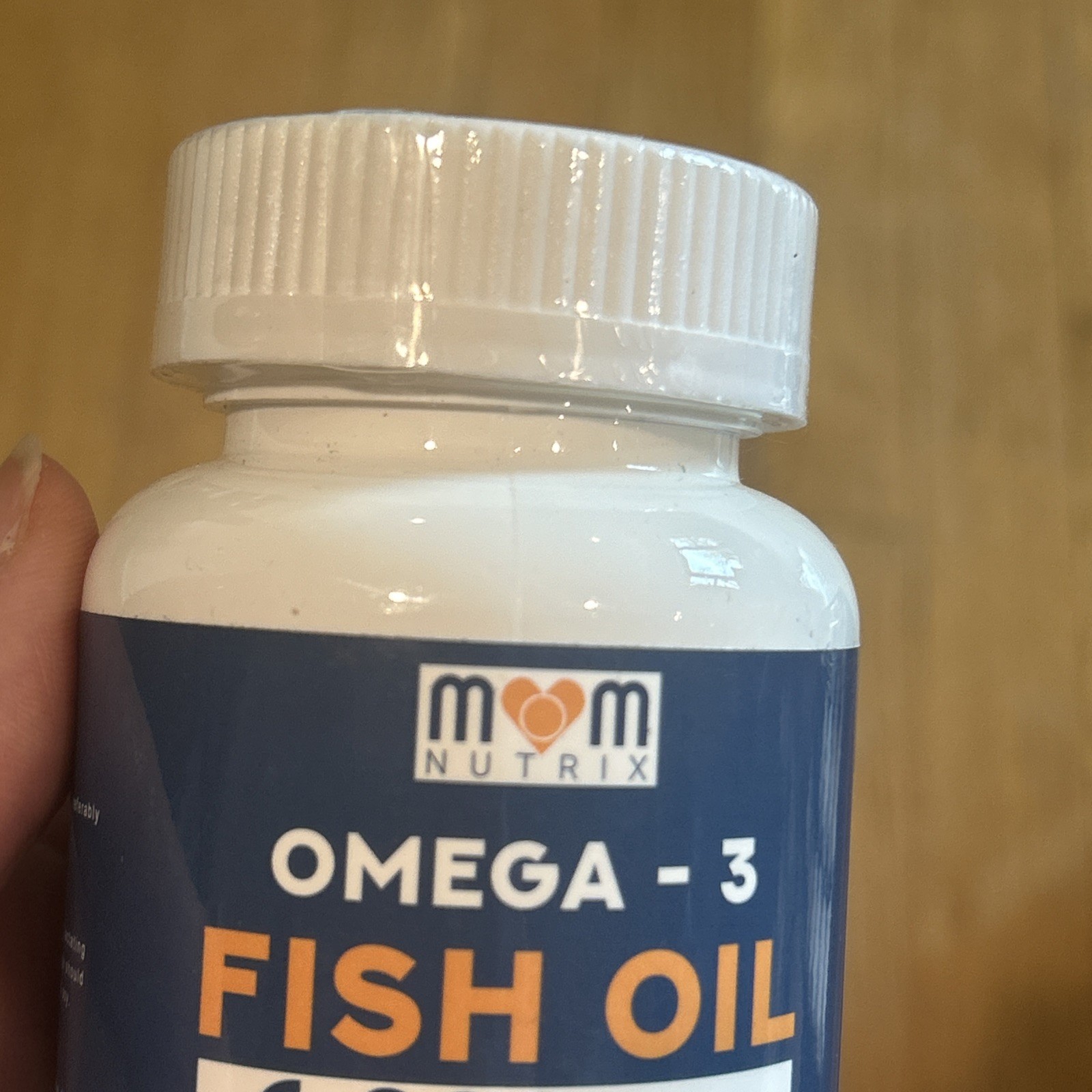 MOM Nutrix – Omega-3 Fish Oil 6000mg Softgels EPA DHA 150 Count Exp 1/27