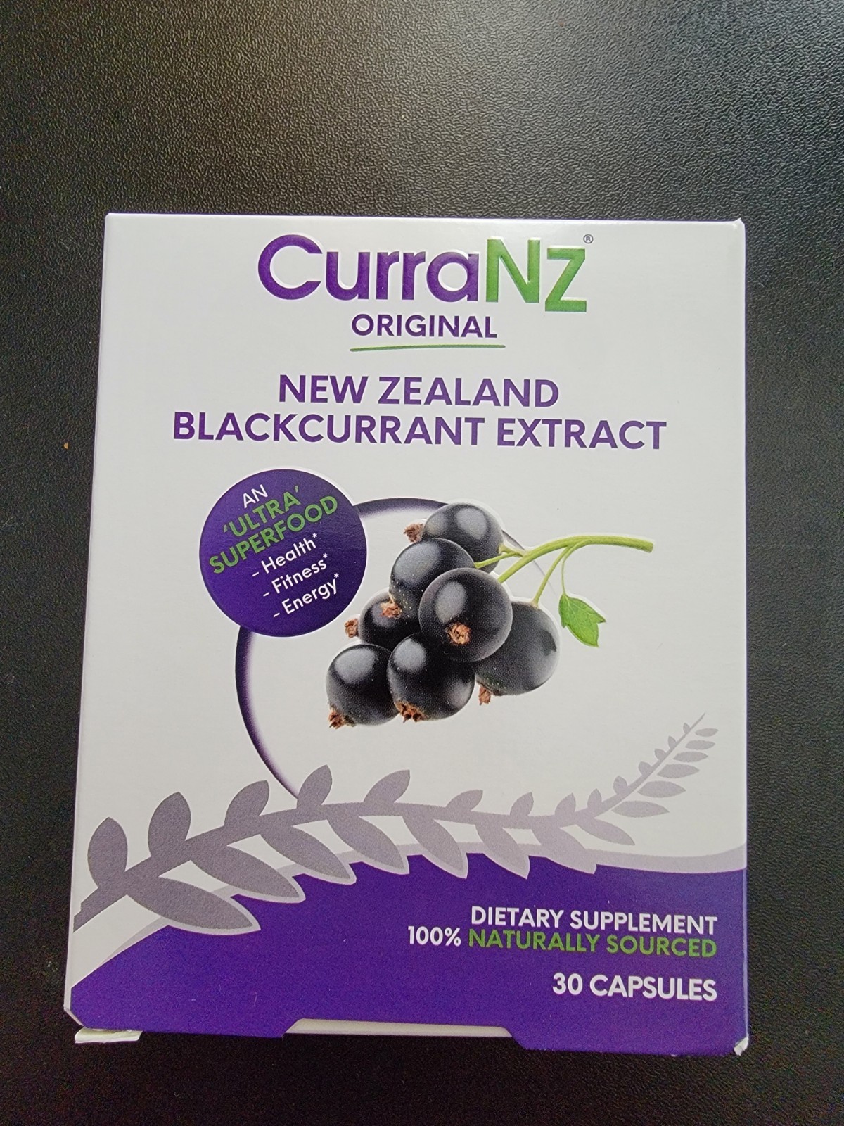 CurraNZ – New Zealand Blackcurrant Extract 30 Capsules