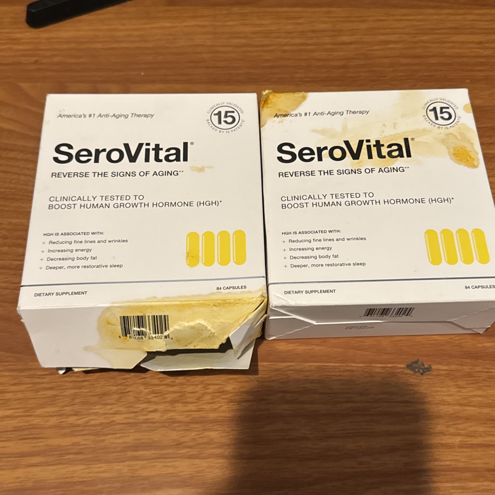 2x SeroVital Vitamin Capsules Reverse The Signs Of Aging 168 Cap. Exp 10/2028